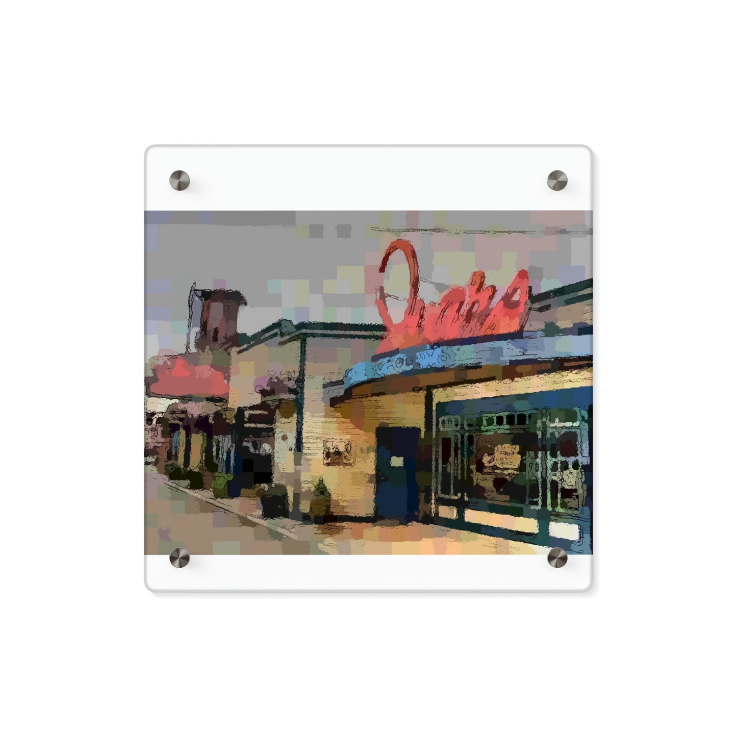 Acrylic Wall Art Panels ...  In-A-Hurry & Stressed? ... Remember: Keep "Clam" ... Clam_Happy ...  'Ivars: Seattle Waterfront' ... Personal Archives ... Original Works ...