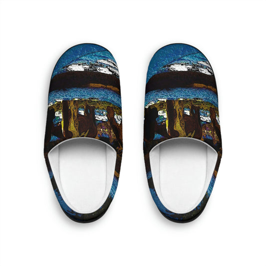 Women's Indoor Slippers ...  A Horse ... A Saddle ...  Foraging Through The Snow ...  An_Asses 'Cry' ... Central Idaho, November 2022 ...  Original Works ..