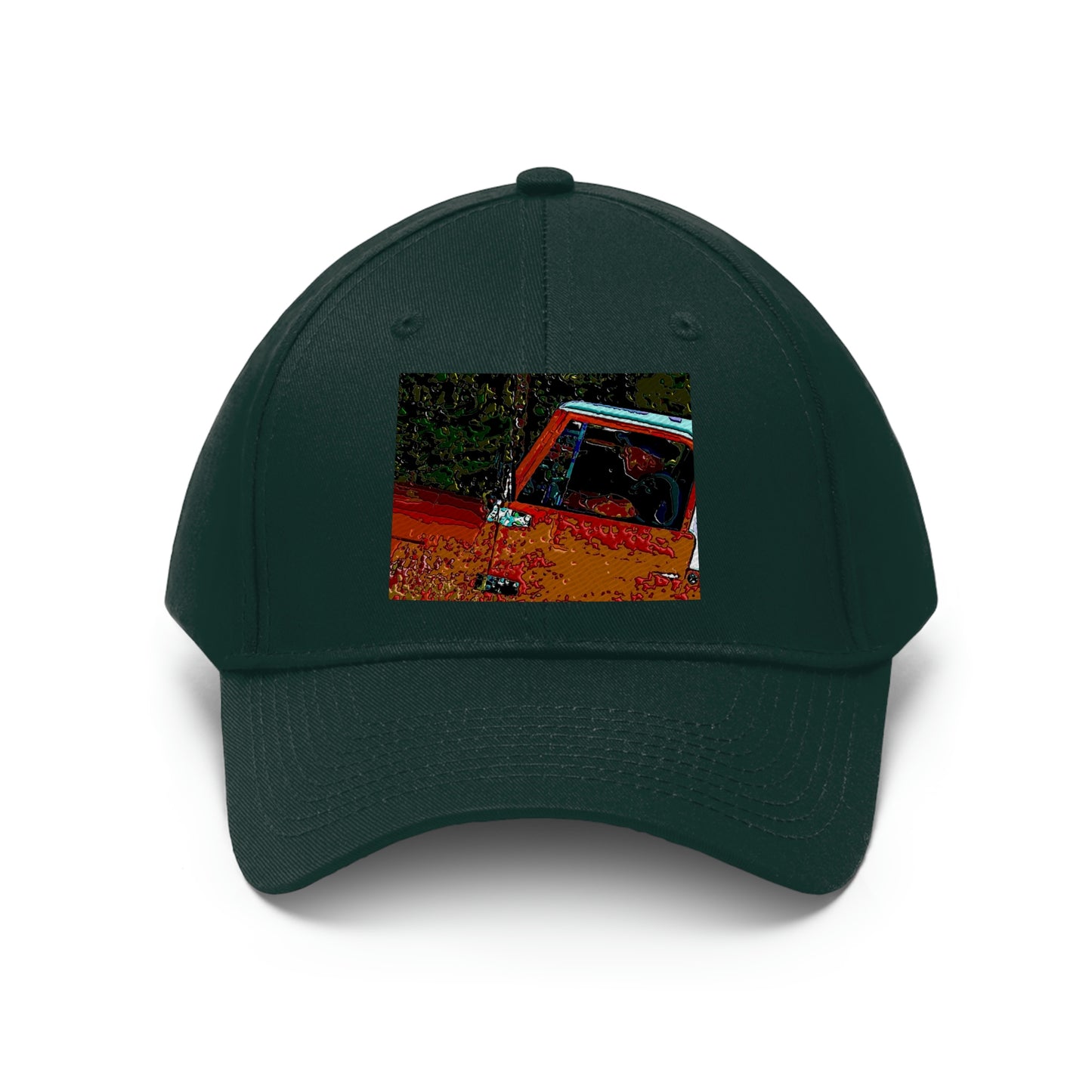 Unisex Twill Hat ... How-To-Drive-Idaho's-Mountain_Roads ... "Like A Professional" ... "Truckin' Like The Doo-Dah-Man" ...