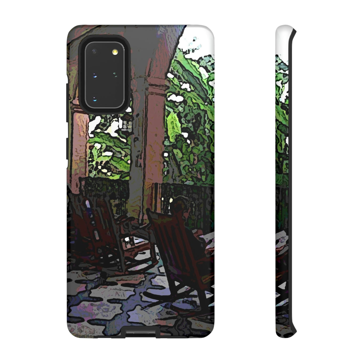 Tough Cases ... Lanai & Rocking Chairs At: 'The Pink Palace' ... The Royal Hawai'ian ... Honolulu, HI ... '27Oct2014' ... Original Works ...