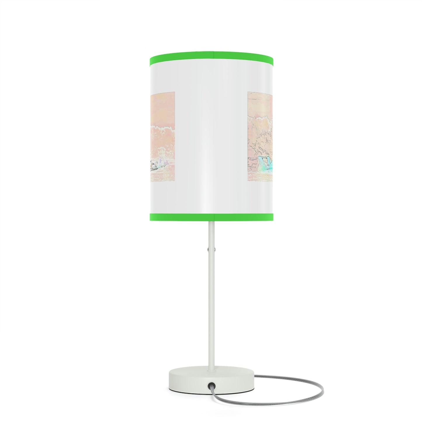 Lamp on a Stand, US|CA plug ... Seattle Columbia Cup On Lake Washington ... "Dave Wilcox Heads For The Win" ... Associate Gift-Photo ... Original Works ...