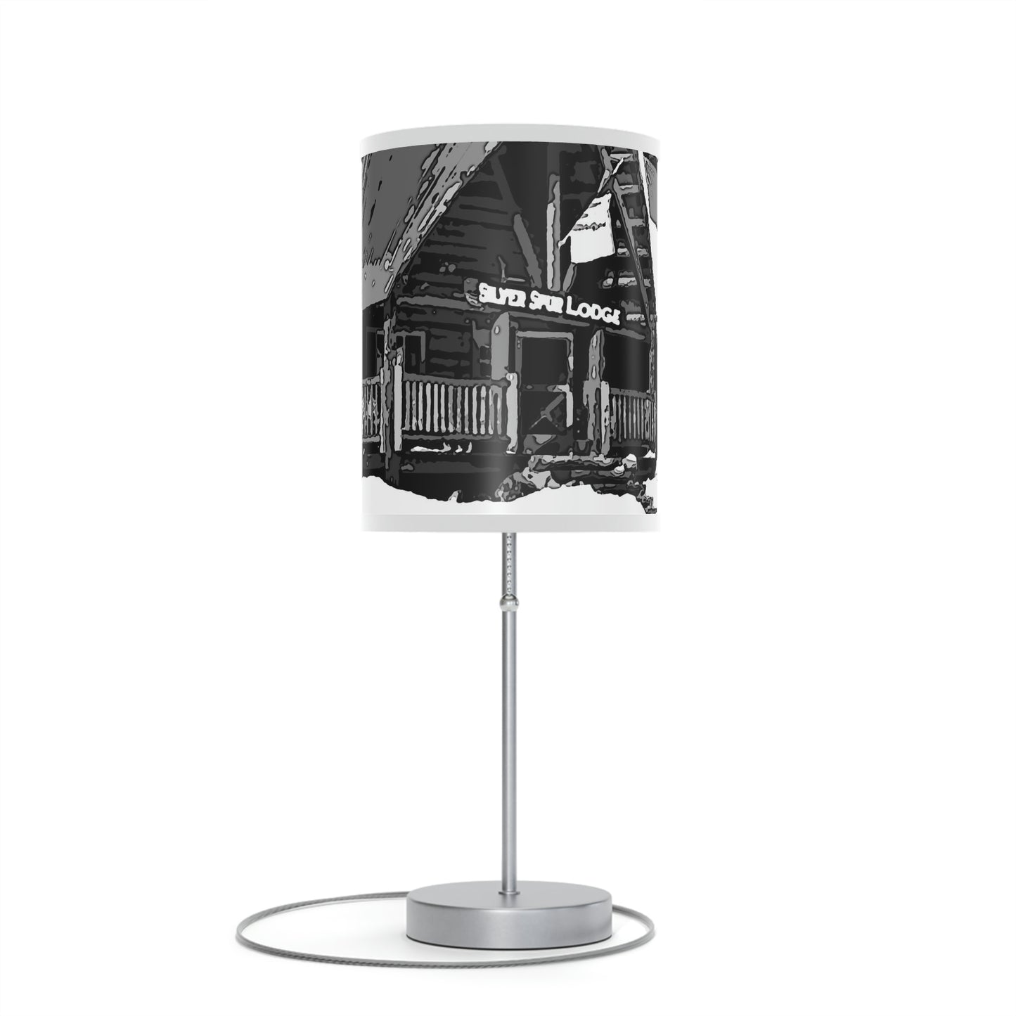 Lamp on a Stand, US|CA plug ... A Beautiful Lodge & Back-Country Outfitter In A Mountain Town ... 'Dixie, Idaho, November 2022' ... Original Works ...