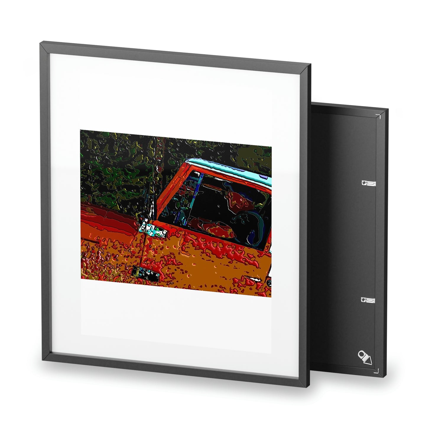 Framed Posters, Matte ... How-To-Drive-Idaho's-Mountain_Roads ... "Like A Professional" ... "Truckin' Like The Doo-Dah-Man" ...