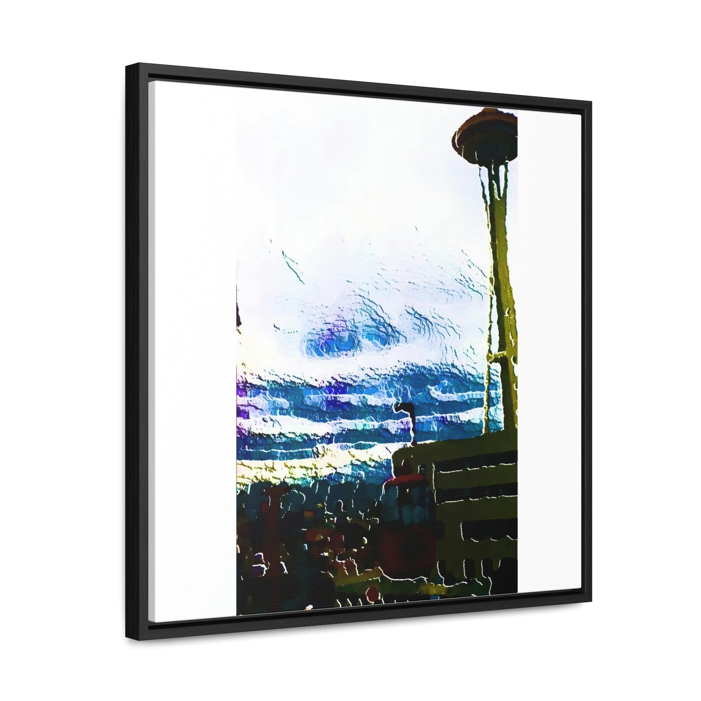 Gallery Canvas Wraps, Square Frame ... Air Tram-Way Gondola & Seattle Space Needle: Seattle World's Fair: 1962 ... Original Works ...