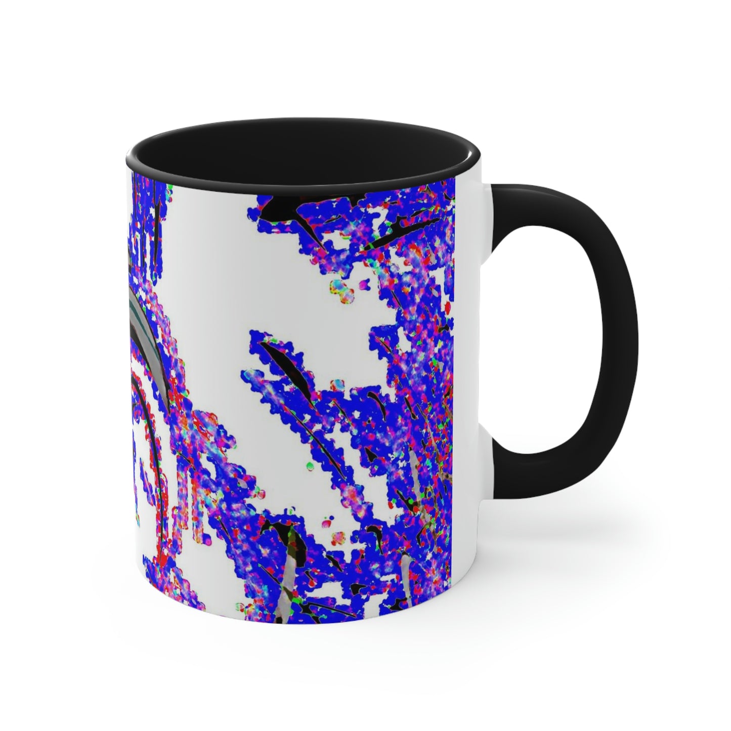 Accent Coffee Mug, 11oz ... "Waning Moon" ... Central Idaho ... October 2022 ... Rendering Time: 22 Hours ... Original Works ...
