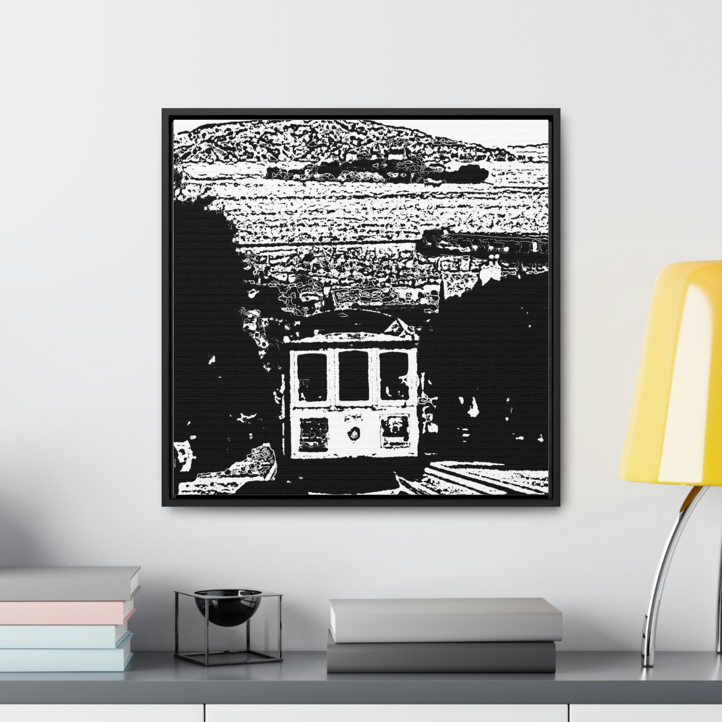Gallery Canvas Wraps, Square Frame /// San Francisco ... 'A Rice-A-Roni-A-San Francisco Treat' ... "A Cable Car Classic" ... Family Archives: 1973 ... Original Works ...