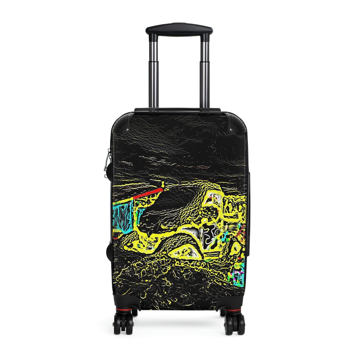 Suitcases ...  "Snow Vehicle In Snow Storm At-Rest" ... Circa 12Mar23 ... Central Idaho ... 18-Hours Rendering Time: Original Works ...