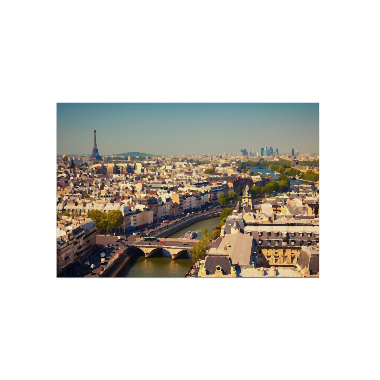 Aluminum Composite Panels ... "Allons Y A La Paris!"... A View Of 'The River Seine & Le Tour Eiffel' ... Family Archives ... Original Works ...