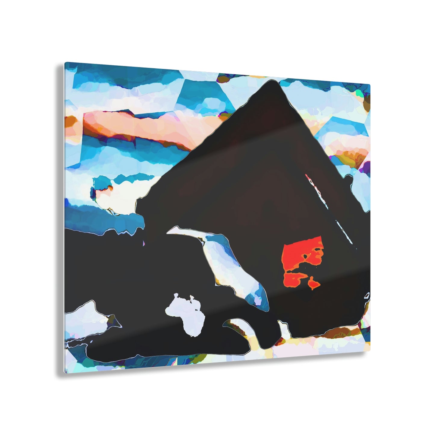 Acrylic Prints ... After An Intense Snow Storm ... 'Digging Out' ... A Vehicle & Cabin "In The Mountains" ... March 2023 ... Original Works ...