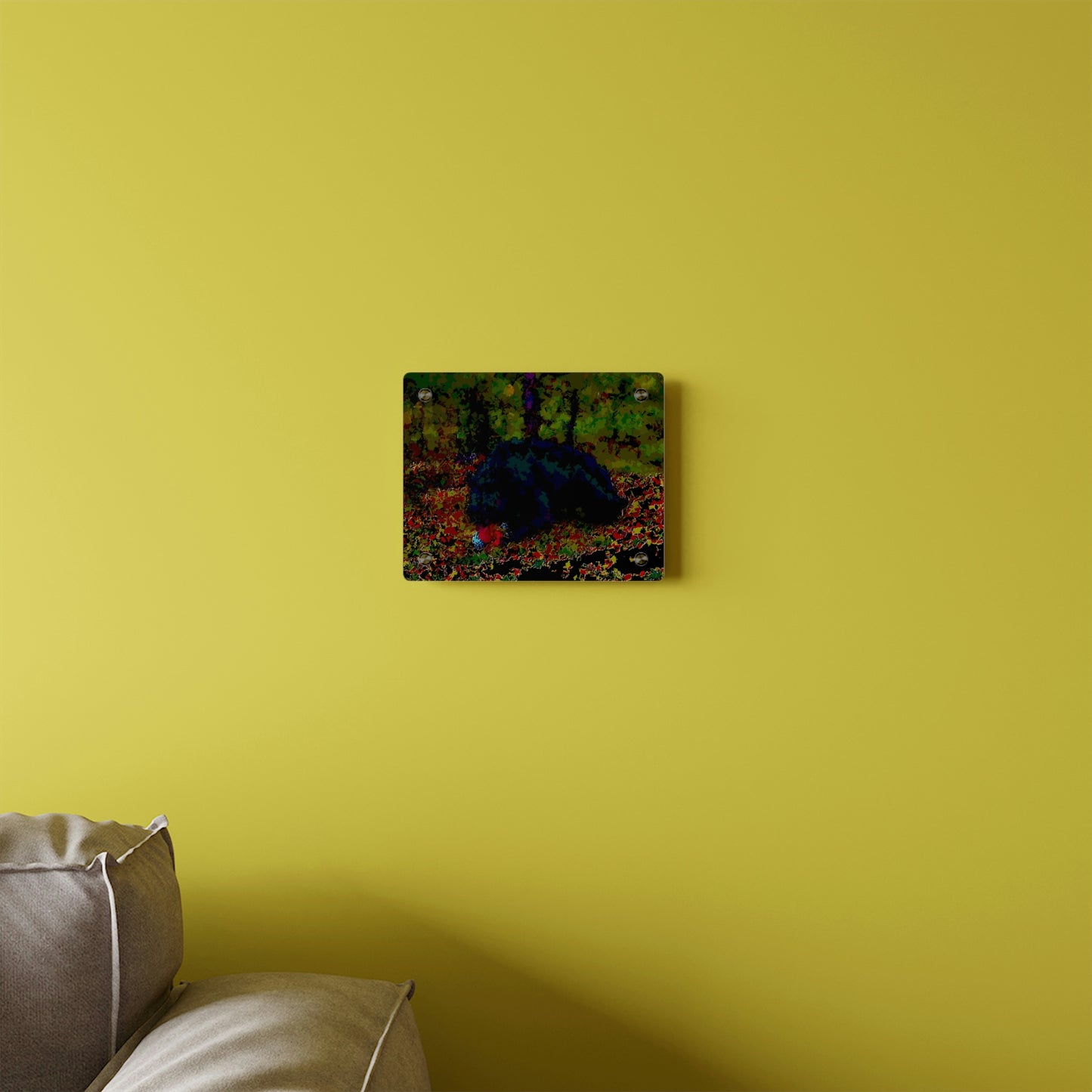Acrylic Wall Art Panels ... RCY: "Rhett Creek Yogi ... '500 Lbs Of Autumn Season Hunger' ..."  ... September 2022 ... Central Idaho ... Original Works ...