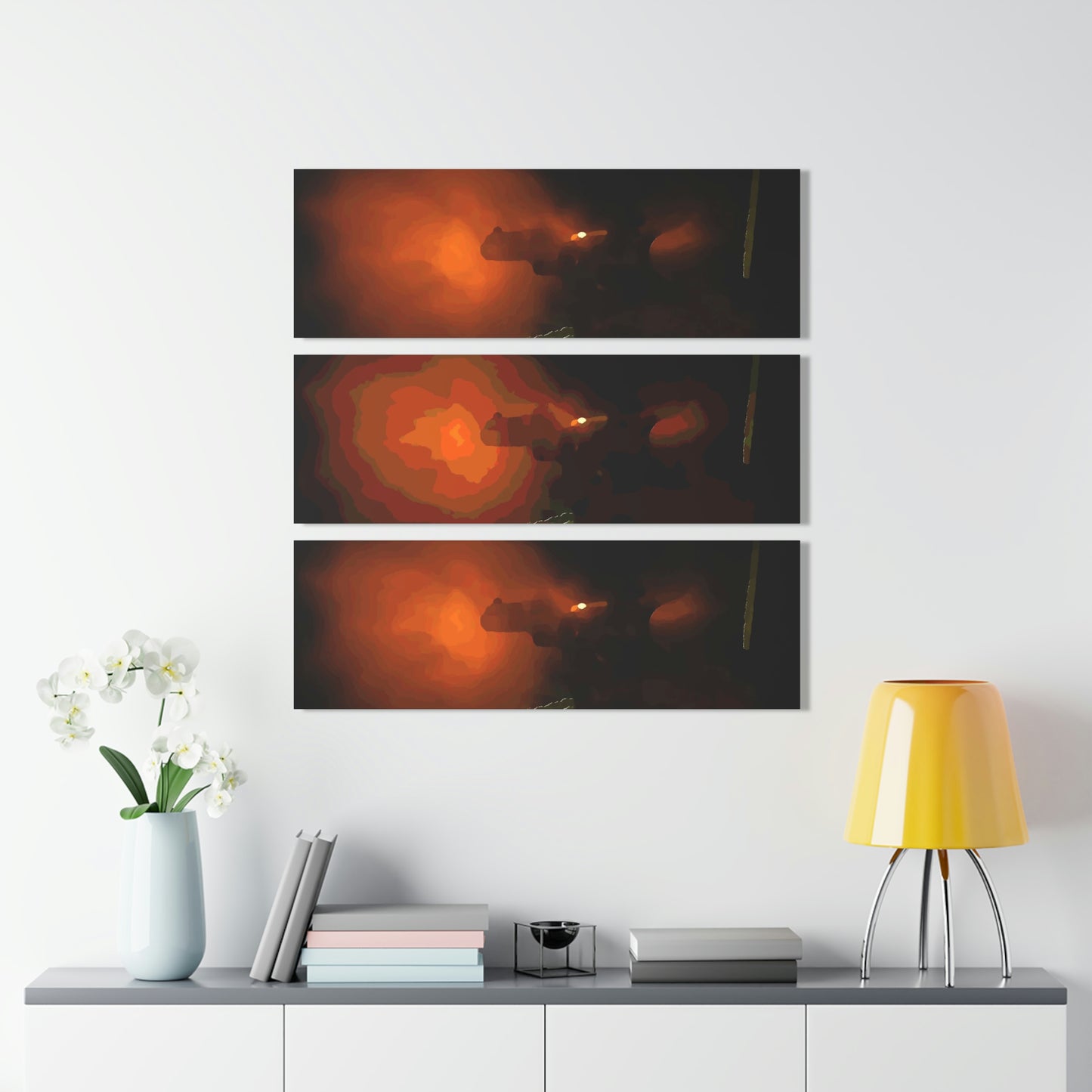 Acrylic Prints (Triptych) ... Ruger .357 Magnum Early-Morning-Target-Practice ... 'Circa April 2022' ... Original Works ...