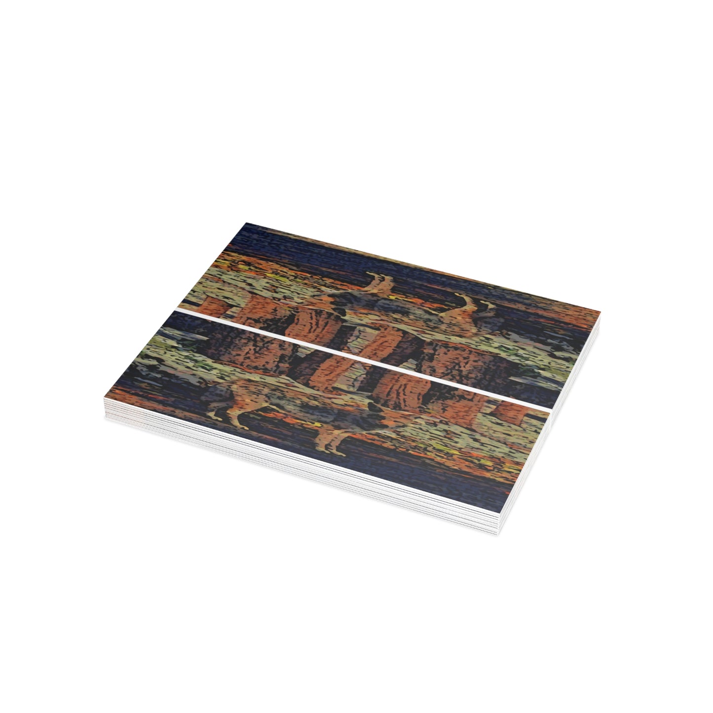 Greeting Cards (1, 10, 30, and 50pcs) ... Coyote ... "Yosemite Valley: Circa May23 ... KPH Base Photo" ... Original Works ...
