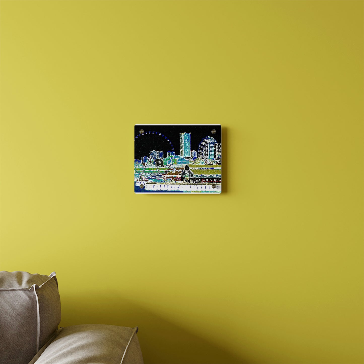Acrylic Wall Art Panels ... That Classic Wheel ... 'Seattle's Wheel' ... & An Old Classic Waterside Vendors ...  'Family Archives' ... Original Works ...