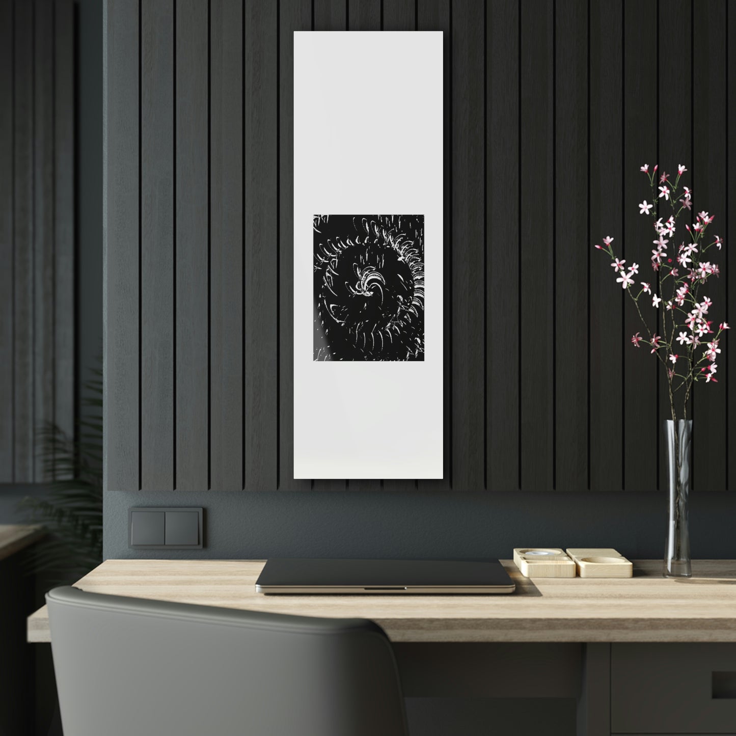 Acrylic Prints ... "Waning Moon" ... Central Idaho ... October 2022 ... Rendering Time: 22 Hours ... Original Works ...