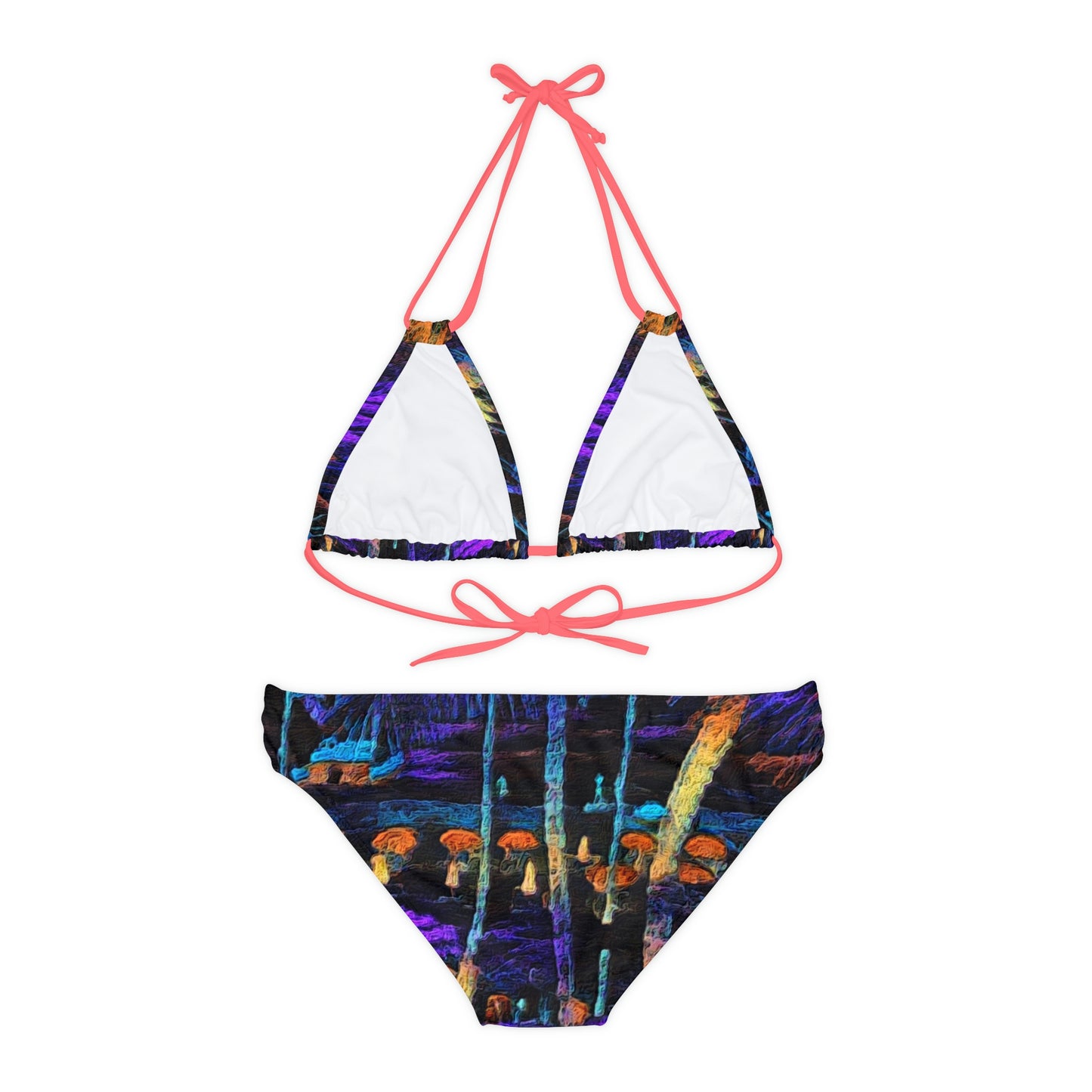 Strappy Bikini Set (AOP) ... "The Royal Hawai'ian: Waikiki Beach_Beach" ... Honolulu, HI ... Ocotber 2014 (Halloween) ... Original Works ...