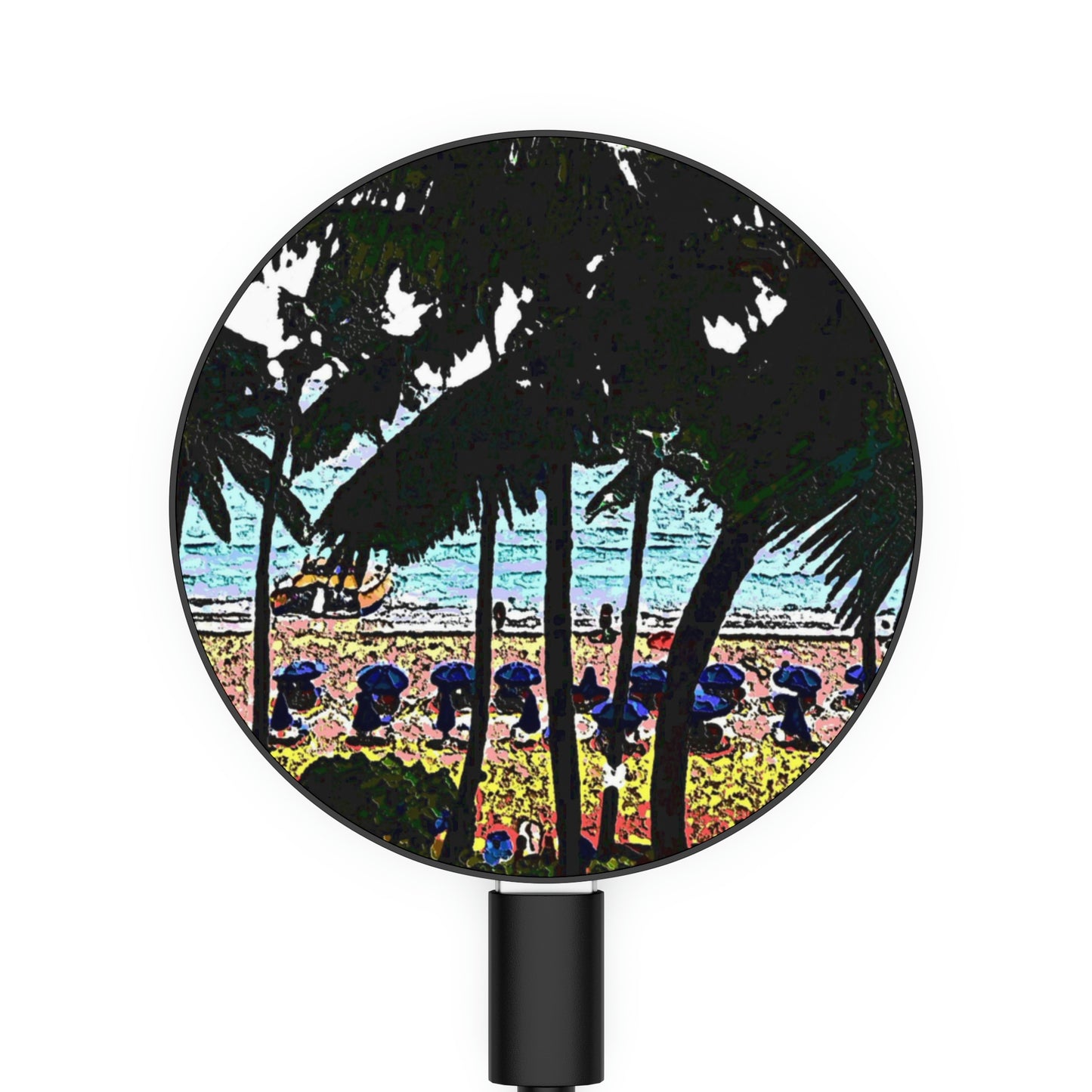 Magnetic Induction Charger ... "A Beautiful Beach Amongst The Palms" ... The Outrigger Waikiki, Honolulu, Oahu ... Original Works ...