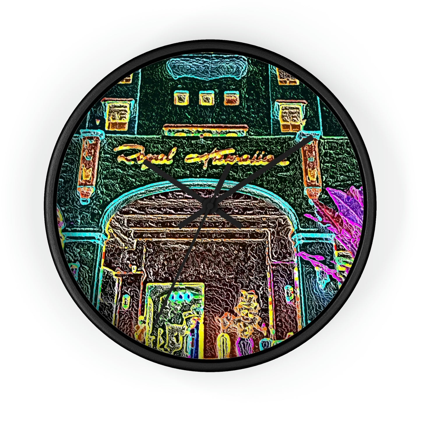 Wall Clock ... "La Grande Entree" At: 'The Pink Palace' ... The Royal Hawai'ian ... Honolulu, HI ... '27Oct2014' ... Original Works ...