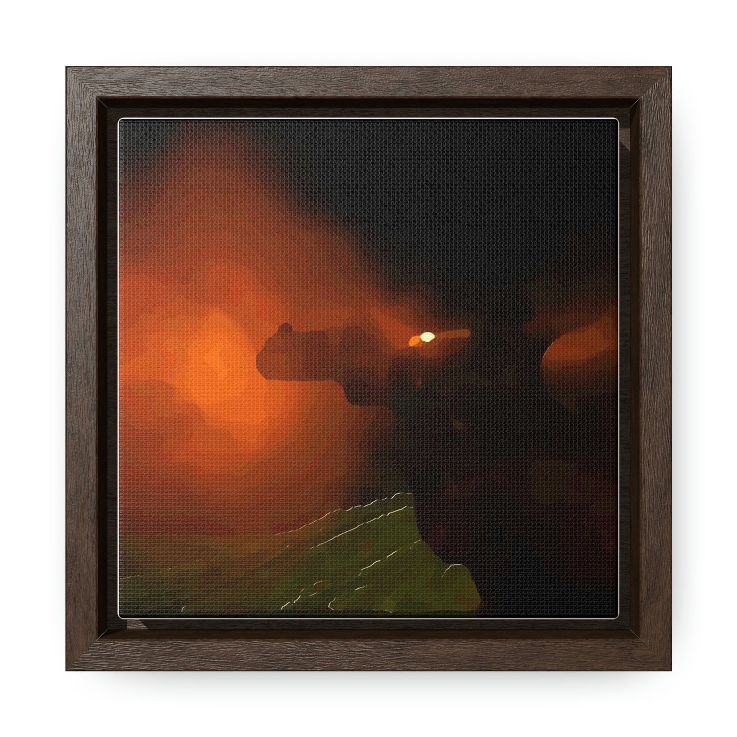 Gallery Canvas Wraps, Square Frame ... Ruger .357 Magnum Early-Morning-Target-Practice ... 'Circa April 2022' ... Original Works ...