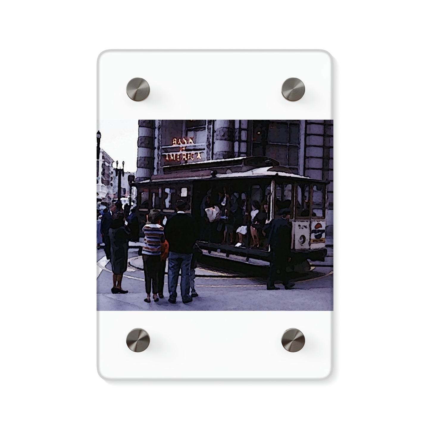 Acrylic Wall Art Panels ... San Francisco ... 'Rice-A-Roni-A-San Francisco Treat' ... "A Cable Car Classic" ... Family Archives: 1973 ... Original Works ...