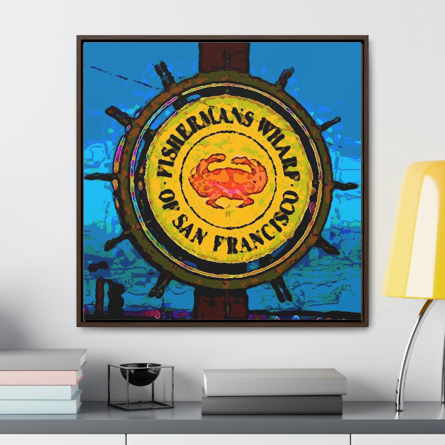 Gallery Canvas Wraps, Square Frame ...  "No.9 Fishermen's Grotto - Fishermen's Wharf, SF, California" ... Family Archives: 1970's ... Original Works ...