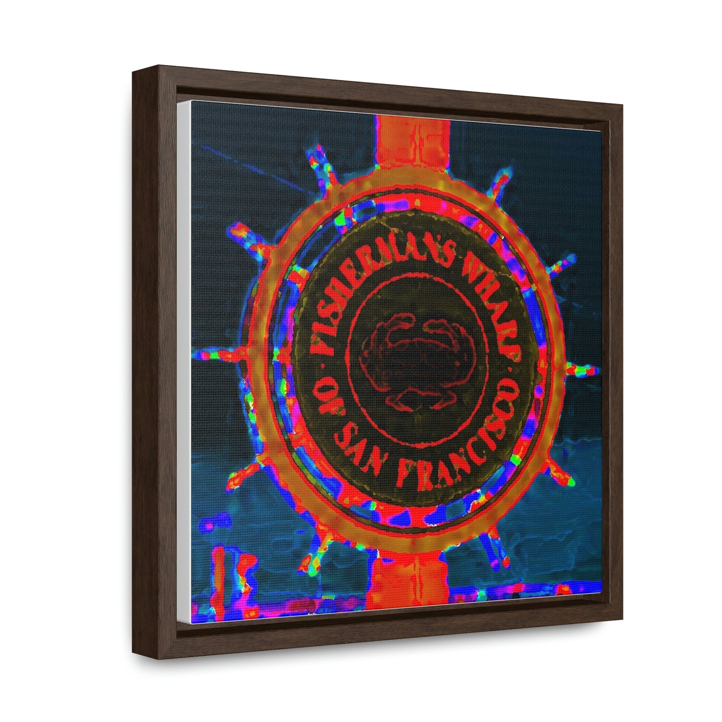 Gallery Canvas Wraps, Square Frame ... "No.9 Fishermen's Grotto - Fishermen's Wharf, SF, California" ... Family Archives: 1970's ... Original Works ...