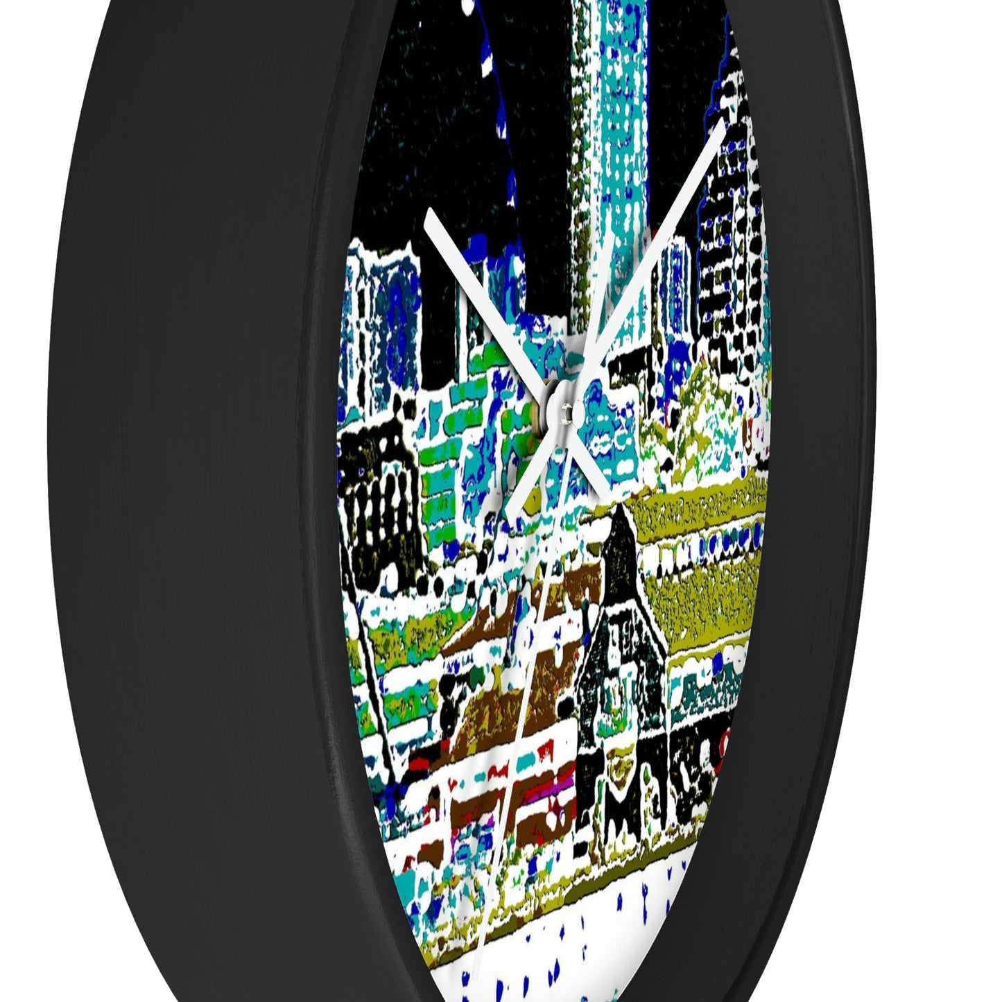 Wall clock ... That Classic Wheel ... 'Seattle's Wheel' ... & An Old Classic Waterside Vendors ...  'Family Archives' ... Original Works ...