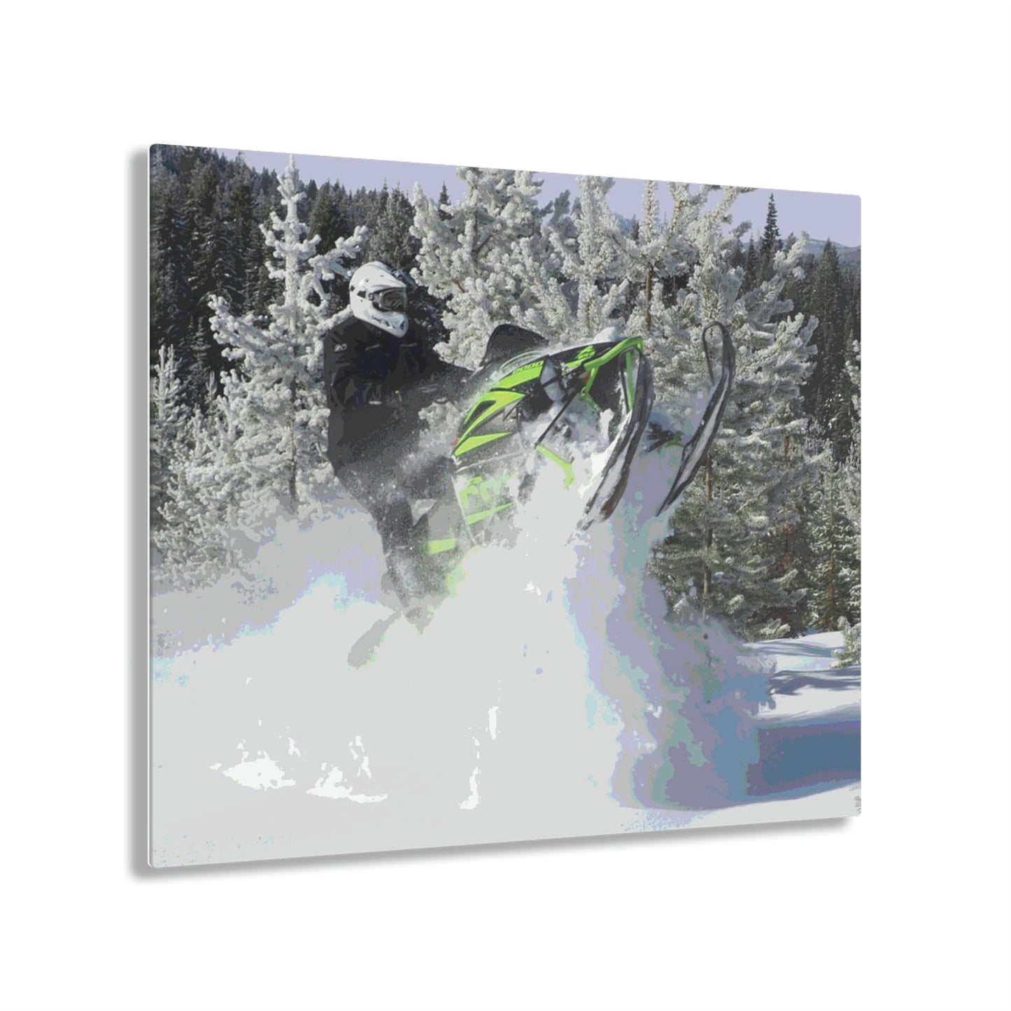 Acrylic Prints ... "No Time 'Like-Air-Time' ..." ... A True Master At His Craft ... December 2022, Rhett Creek, Idaho ... Original Works ...