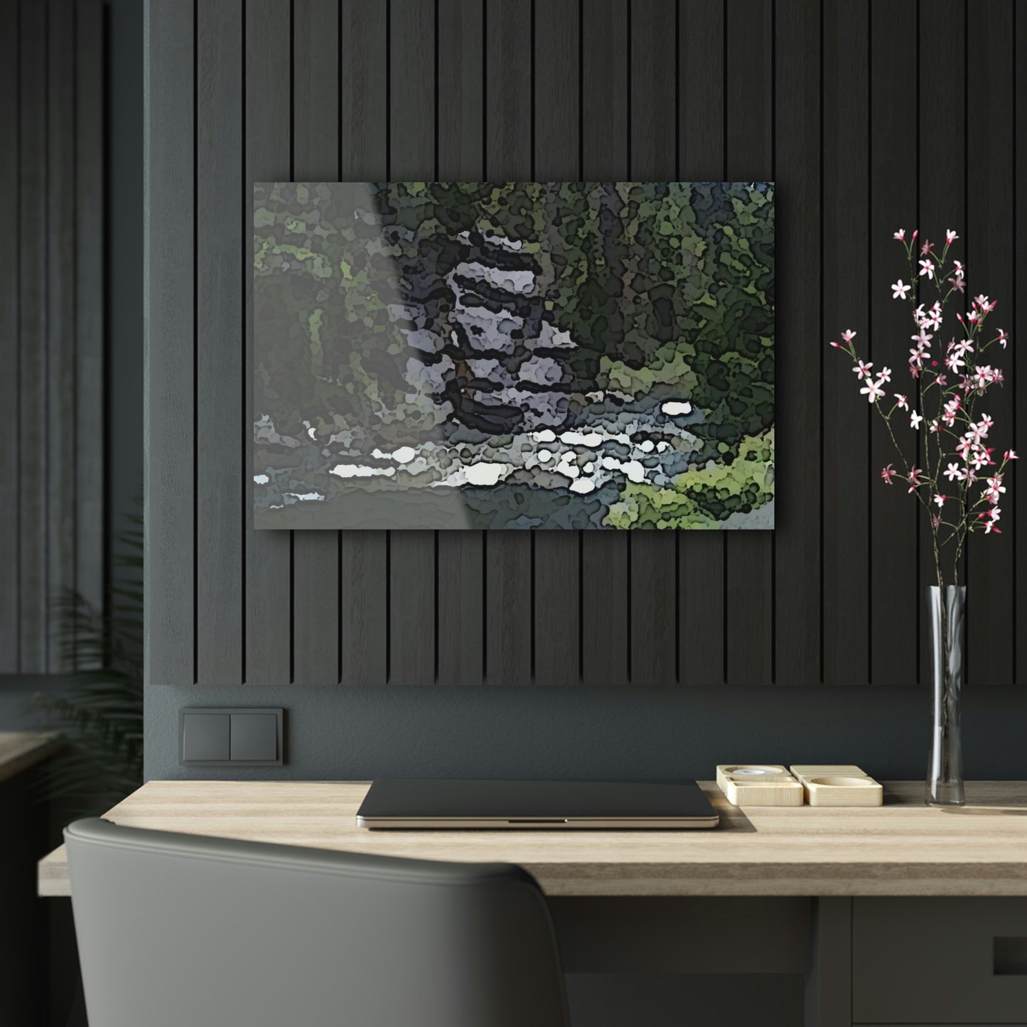 Acrylic Prints ...  "I Am Innocent" ... Tricky-Dick Immortalized ... Nixon Rock: Along The River ... Central Idaho, Summer 2020 ... Original Works ...