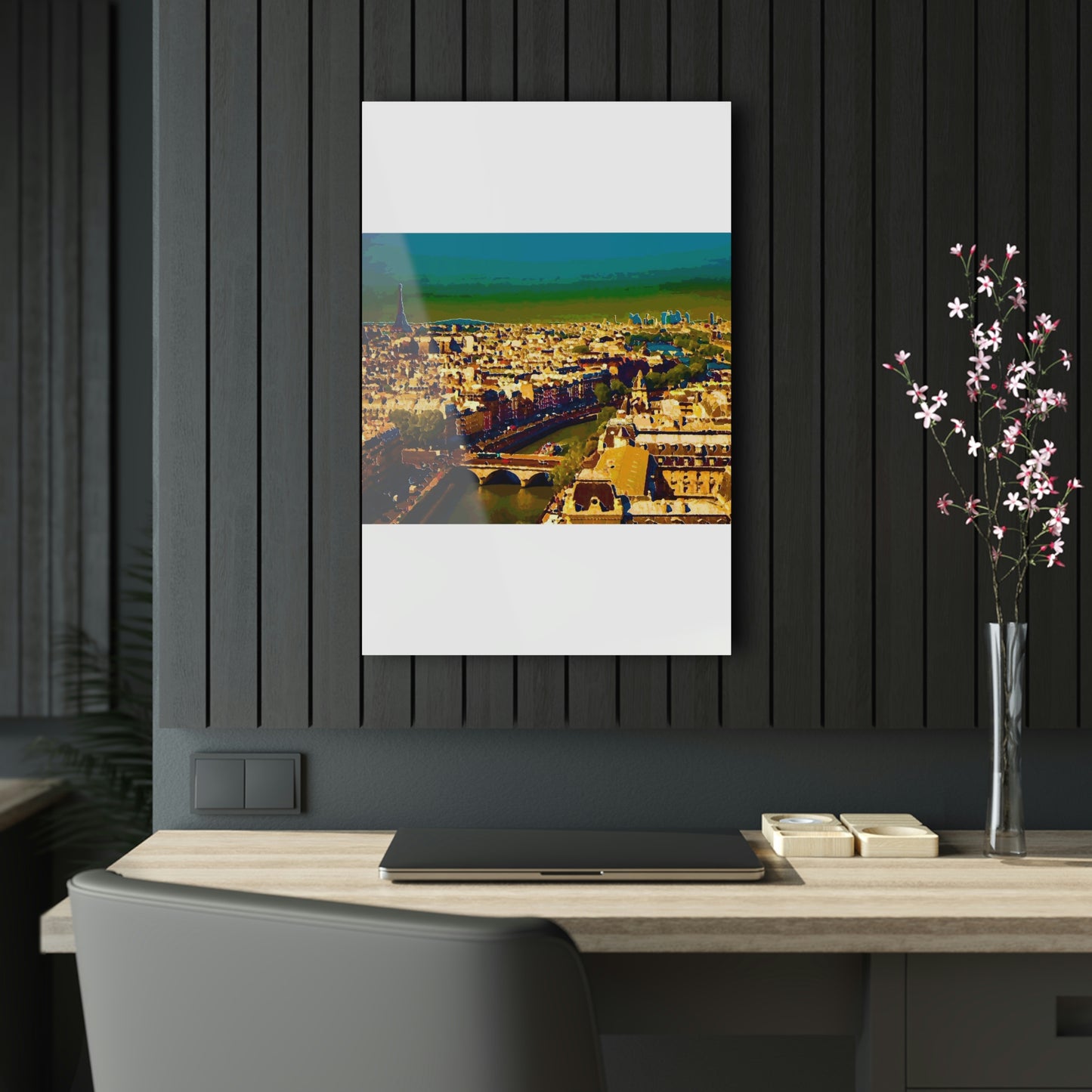 Acrylic Prints ... Au Paris ... "Along The River Seine" ... Barbara Joan Bonnel-Holt: 1972 ... Original Works ...