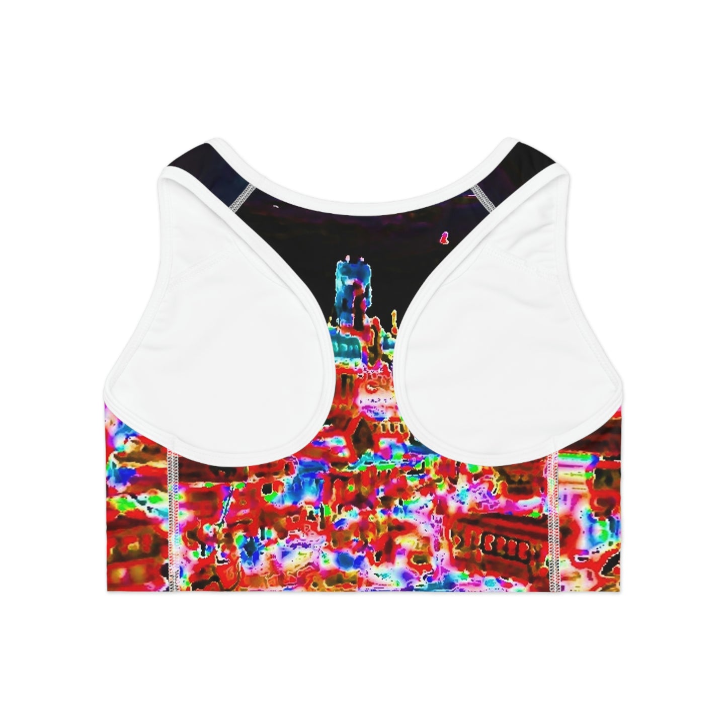 Sports Bra (AOP) ... "No.9 Fishermen's Grotto - Fishermen's Wharf, SF, California" ... Family Archives: 1970's ... Original Works ...