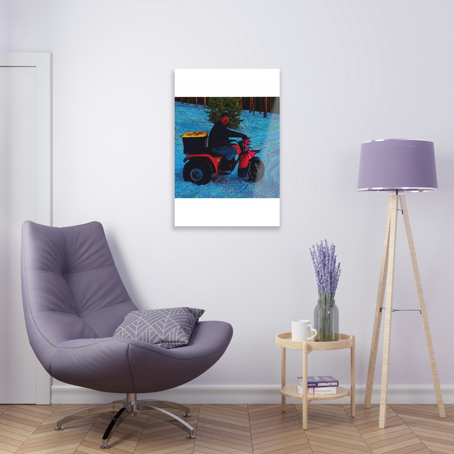 Acrylic Prints ... There's 2-Wheelin ... There's 4-Wheelin ... 'And-Of-Course' ... "There's 3-Wheelin-In-The-Snow" ...  Original Works ...