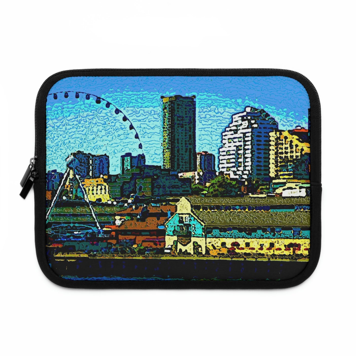 Laptop Sleeve ... That Classic Wheel ... 'Seattle's Wheel' ... & Old Classic Waterside Vendors ...  'Family Archives' ... Original Works ...