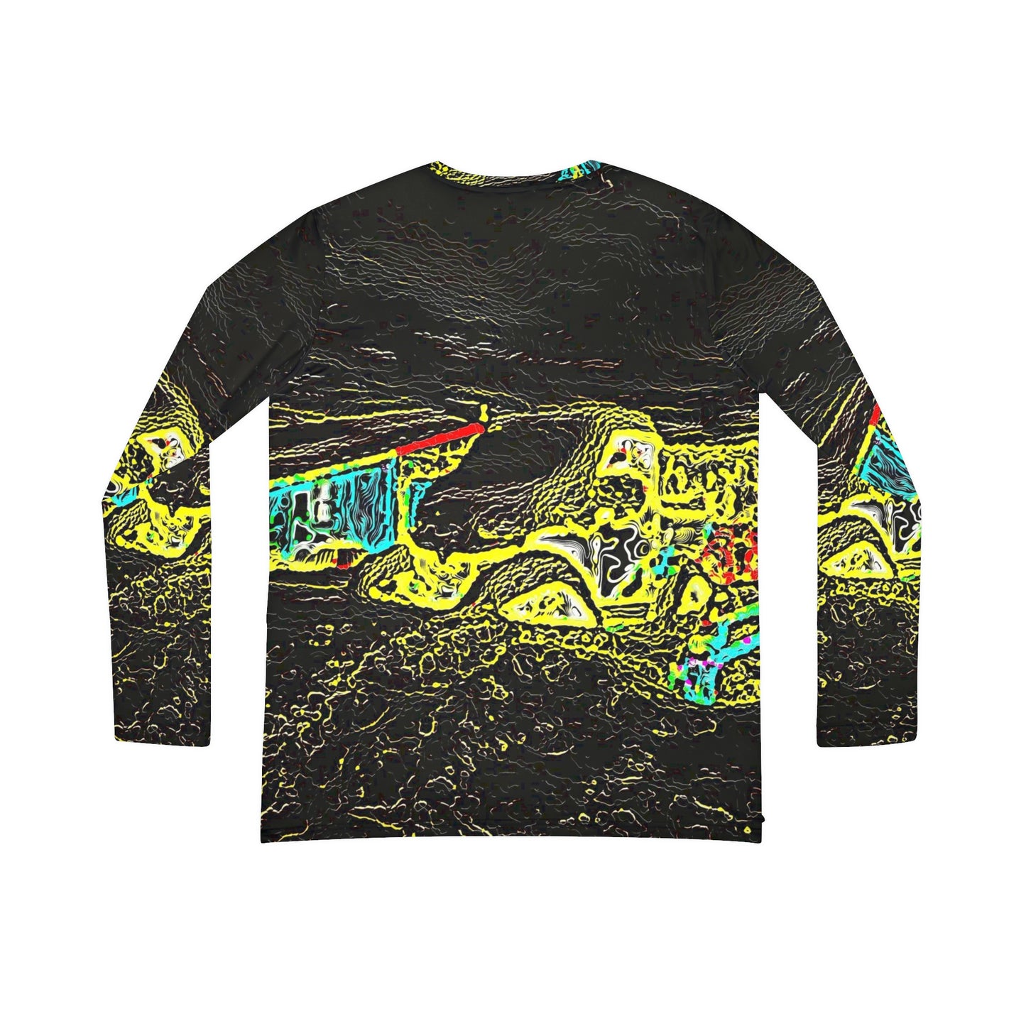Women's Long Sleeve V-neck Shirt (AOP) ... "Snow Vehicle In Snow Storm At-Rest" ... Circa 12Mar23 ... Central Idaho ... 18-Hours Rendering Time: Original Works ...
