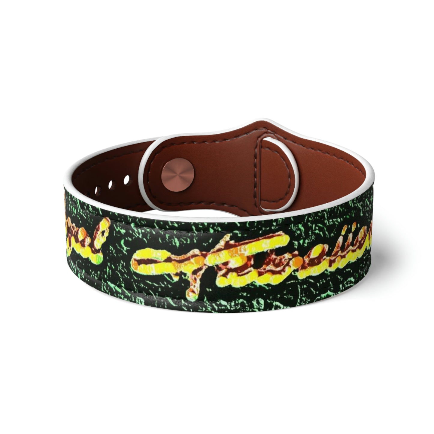 Faux Leather Wristband ... "La Grande Entree" At: 'The Pink Palace' ... The Royal Hawai'ian ... Honolulu, HI ... '27Oct2014' ... Original Works ...