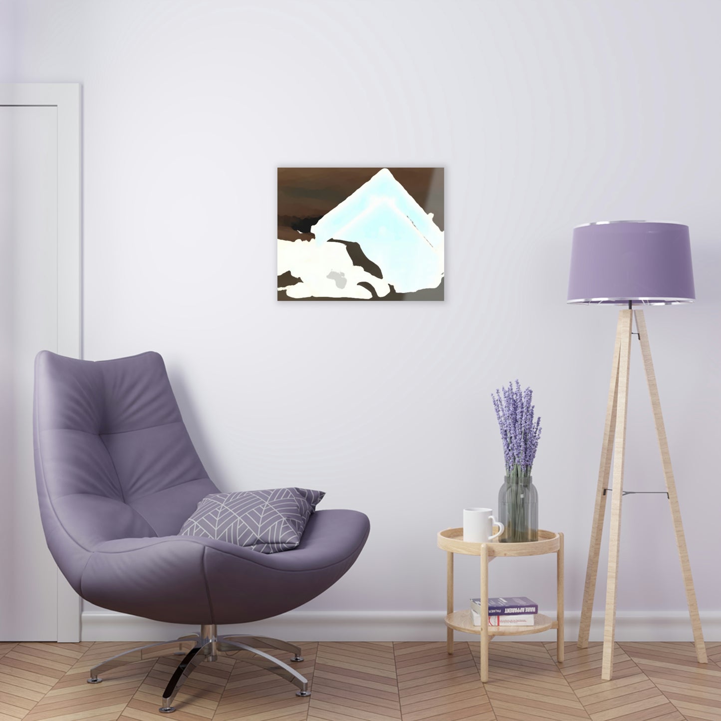 Acrylic Prints ...  After An Intense Snow Storm ... 'Digging Out' ... A Vehicle & Cabin "In The Mountains" ... March 2023 ... Original Works ...