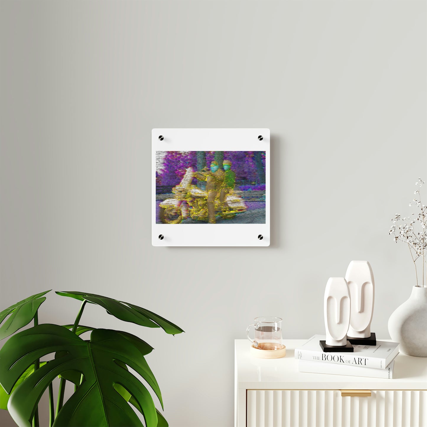 Acrylic Wall Art Panels ... "And 'I' Left His Dead A_s There By The Side-of-The-Road" ... Original Works ... (Grateful Dead: Me-And-My-Uncle)