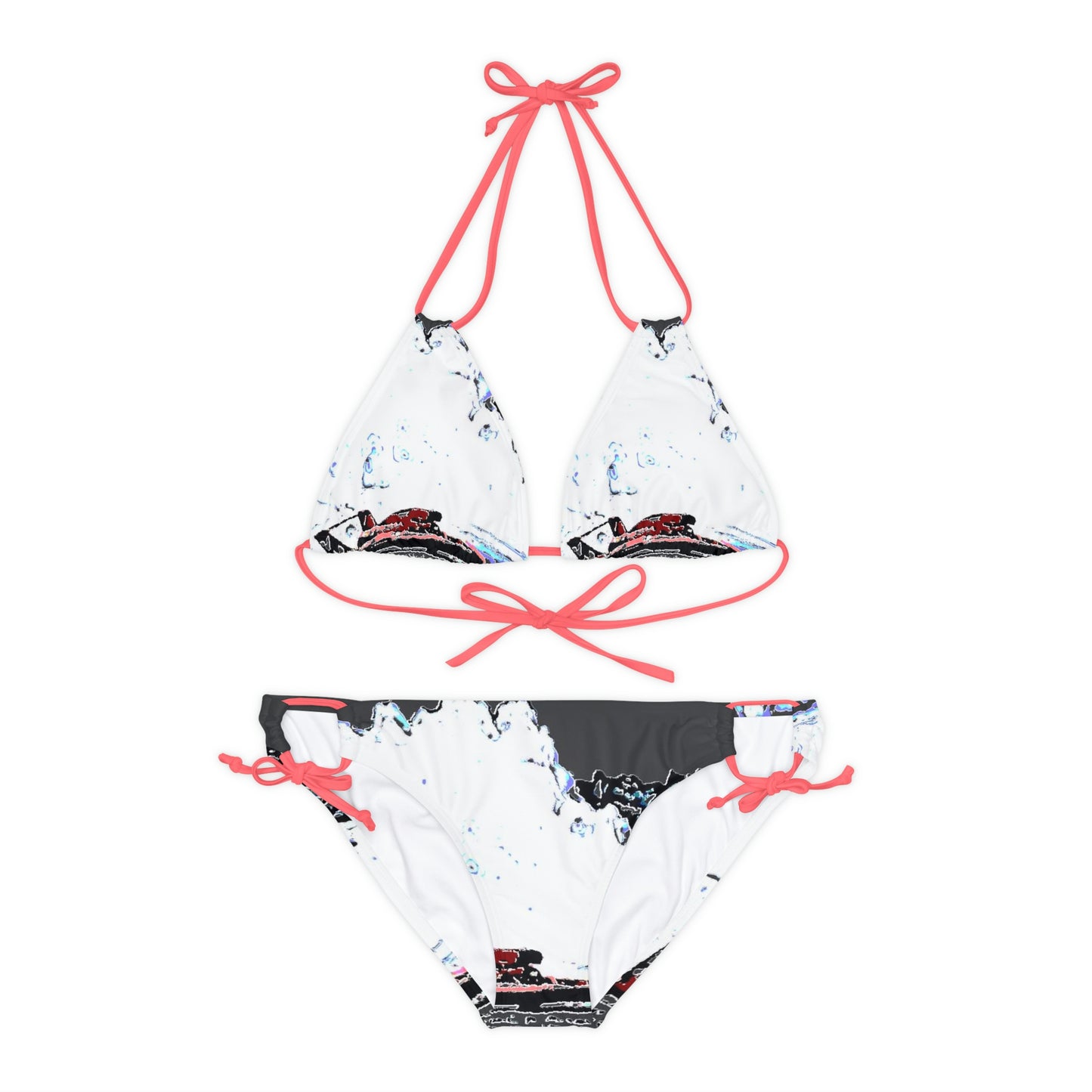 Strappy Bikini Set ... Seattle Columbia Cup On Lake Washington ... "Dave Wilcox Heads For The Win" ... Associate Gift-Photo ... Original Works ...