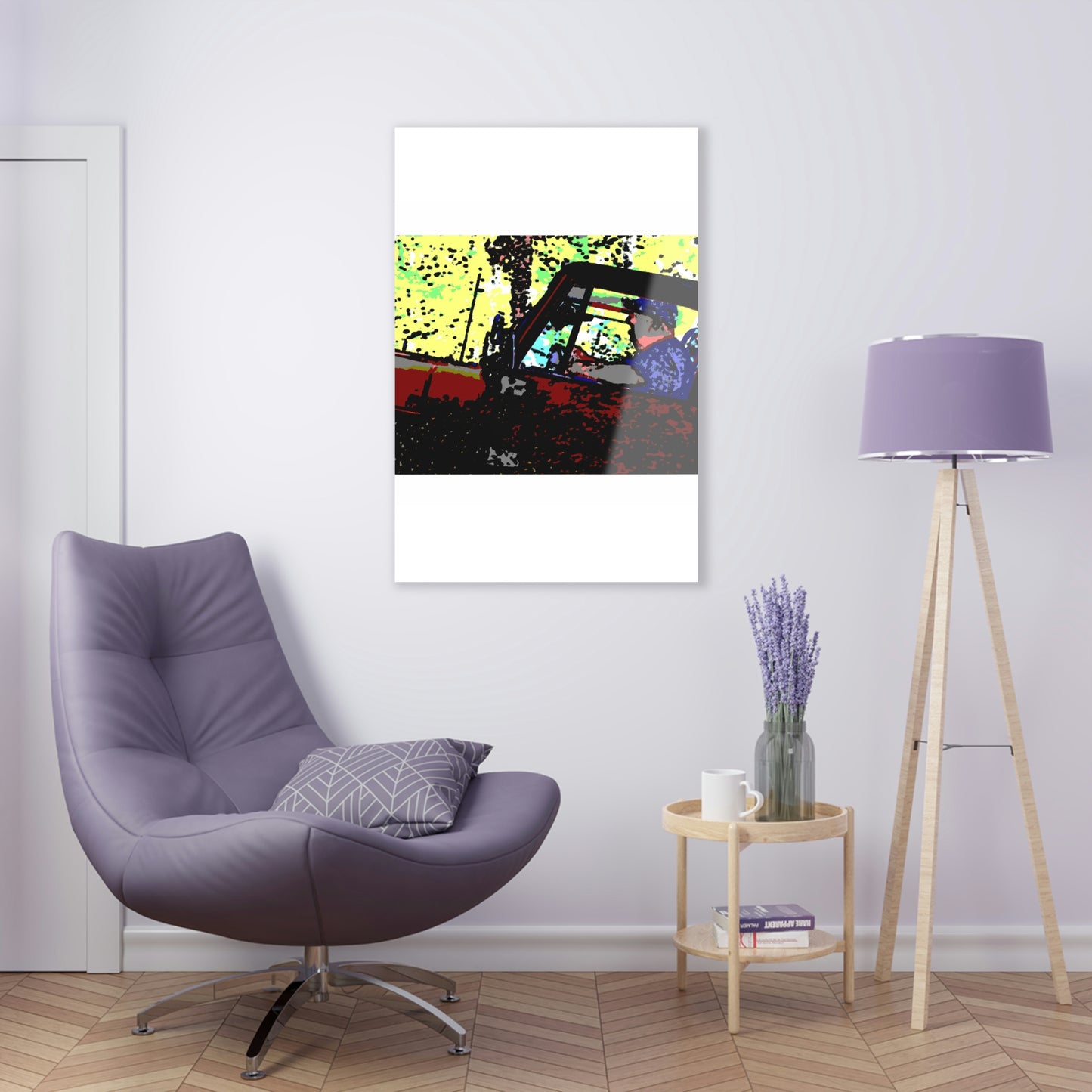 Acrylic Prints ... "Jeep & Bronco-Bustin'-It Up The Mountain Road"  ... Spring 2021 ... Rhett Creek, Idaho ... Original Works ...
