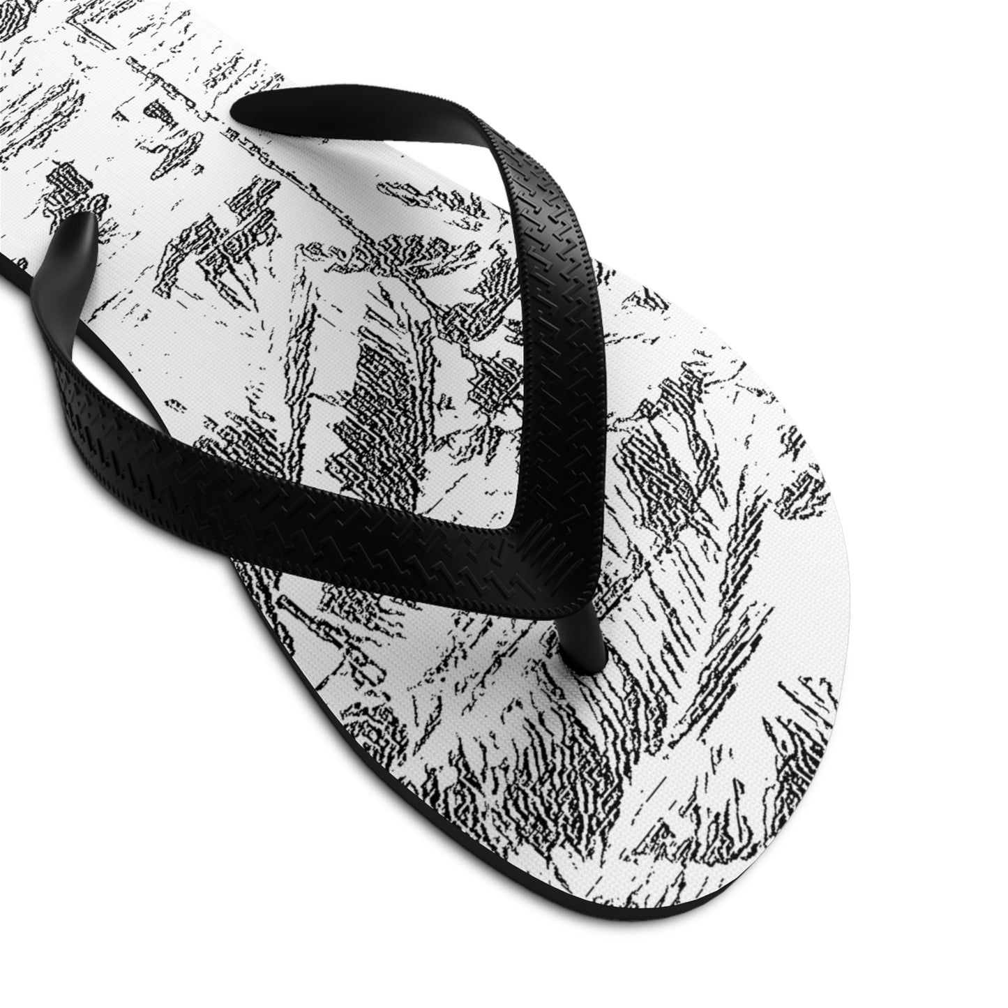 Unisex Flip-Flops ... "The Royal Hawai'ian: Waikiki Beach_Beach" ... Honolulu, HI ... Ocotber 2014 (Halloween) ... Original Works ...