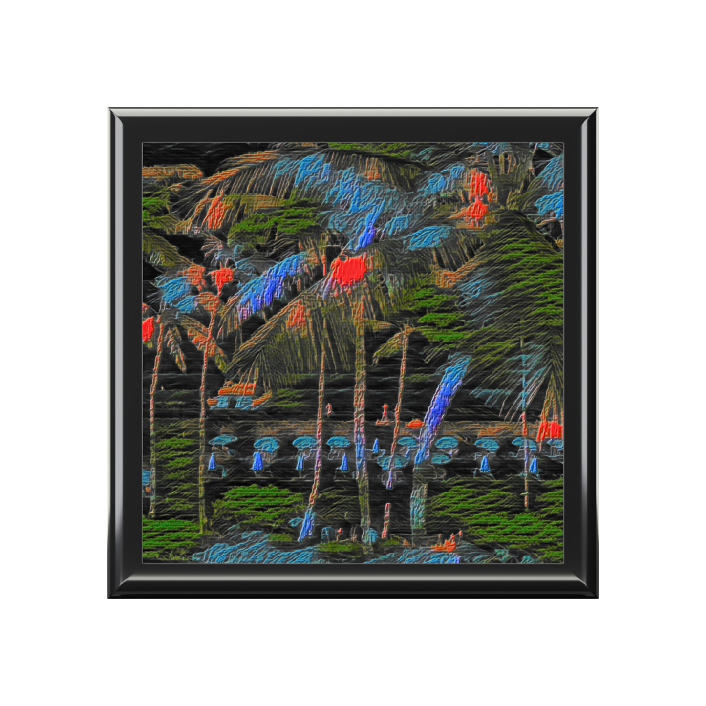 Jewelry Box ... "The Royal Hawai'ian: Waikiki Beach_Beach" ... Honolulu, HI ... Ocotber 2014 (Halloween) ... Original Works ...