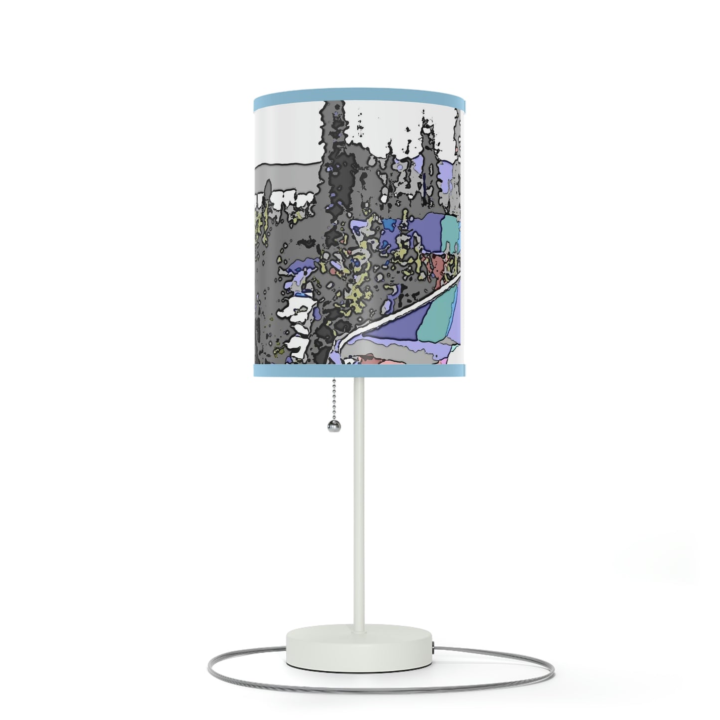 Lamp on a Stand, US|CA plug "A Very Remote Mountain Neighborhood" ... Only Cabins In This Environment ... Cenrtal Idaho ...