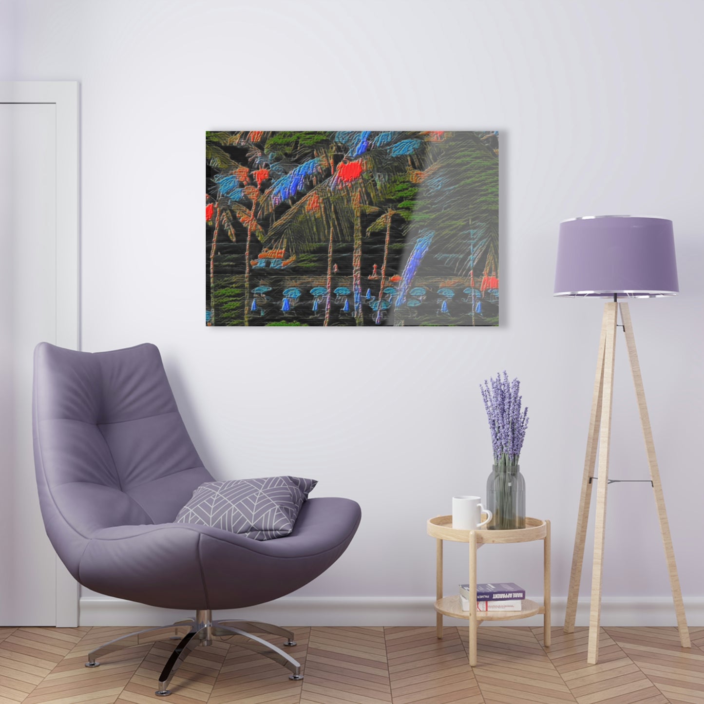 Acrylic Prints ... "The Royal Hawai'ian: Waikiki Beach_Beach" ... Honolulu, HI ... Ocotber 2014 (Halloween) ... Original Works ...