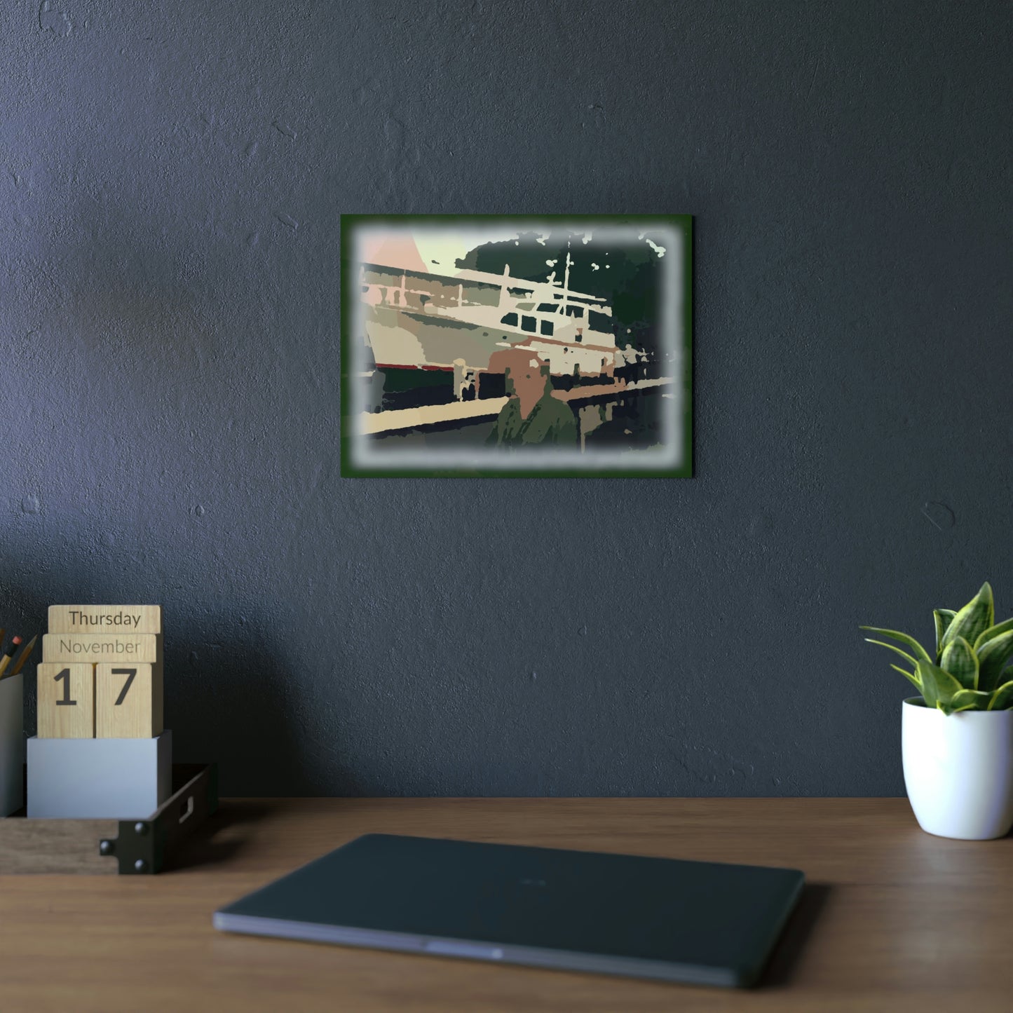 Aluminum Composite Panels ... Classic 1970 Trumpy Wooden Yacht 'On-The-Rails' " ... Circa Autumn 2017 ... Great Bridge, Virginia ... AYB ...