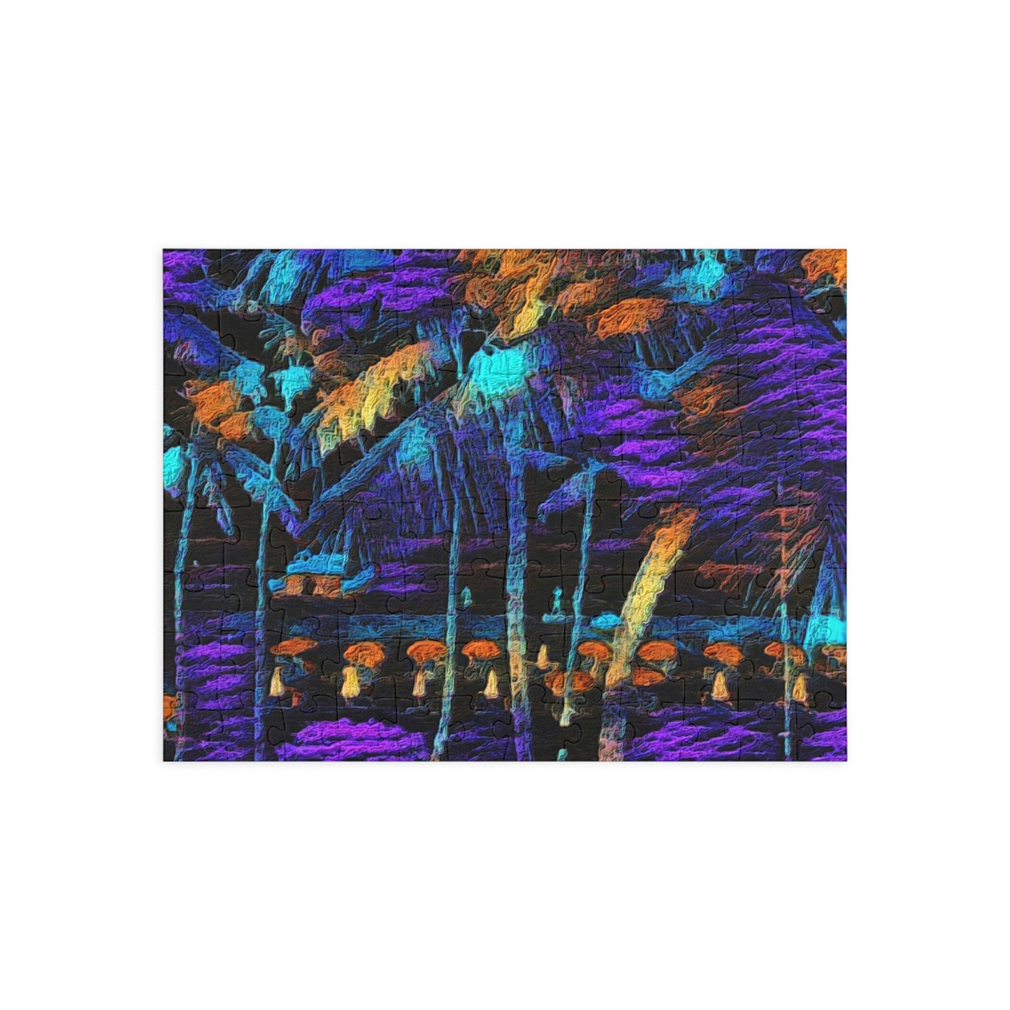 Puzzle (96, 252, 500, 1000-Piece) ... "The Royal Hawai'ian: Waikiki Beach_Beach" ... Honolulu, HI ... Ocotber 2014 (Halloween) ... Original Works ...