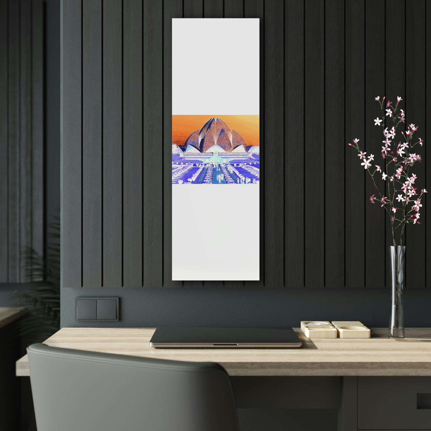 Acrylic Prints ... 'Bahai'i House-Of-Worship' ... "Lotus Temple: Delhi, India, 2008" ... Original Works ...