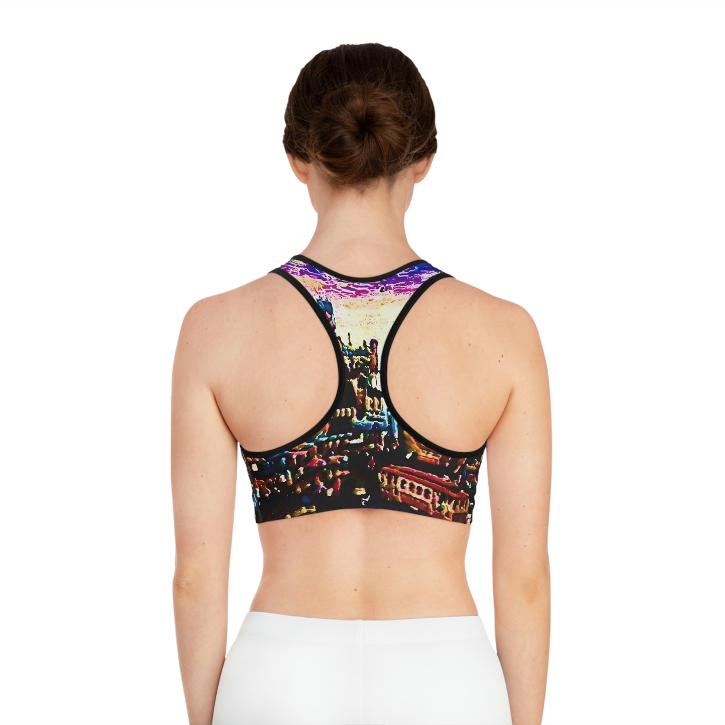Sports Bra (AOP) ... "No.9 Fishermen's Grotto - Fishermen's Wharf, SF, California" ... Family Archives: 1970's ... Original Works ...