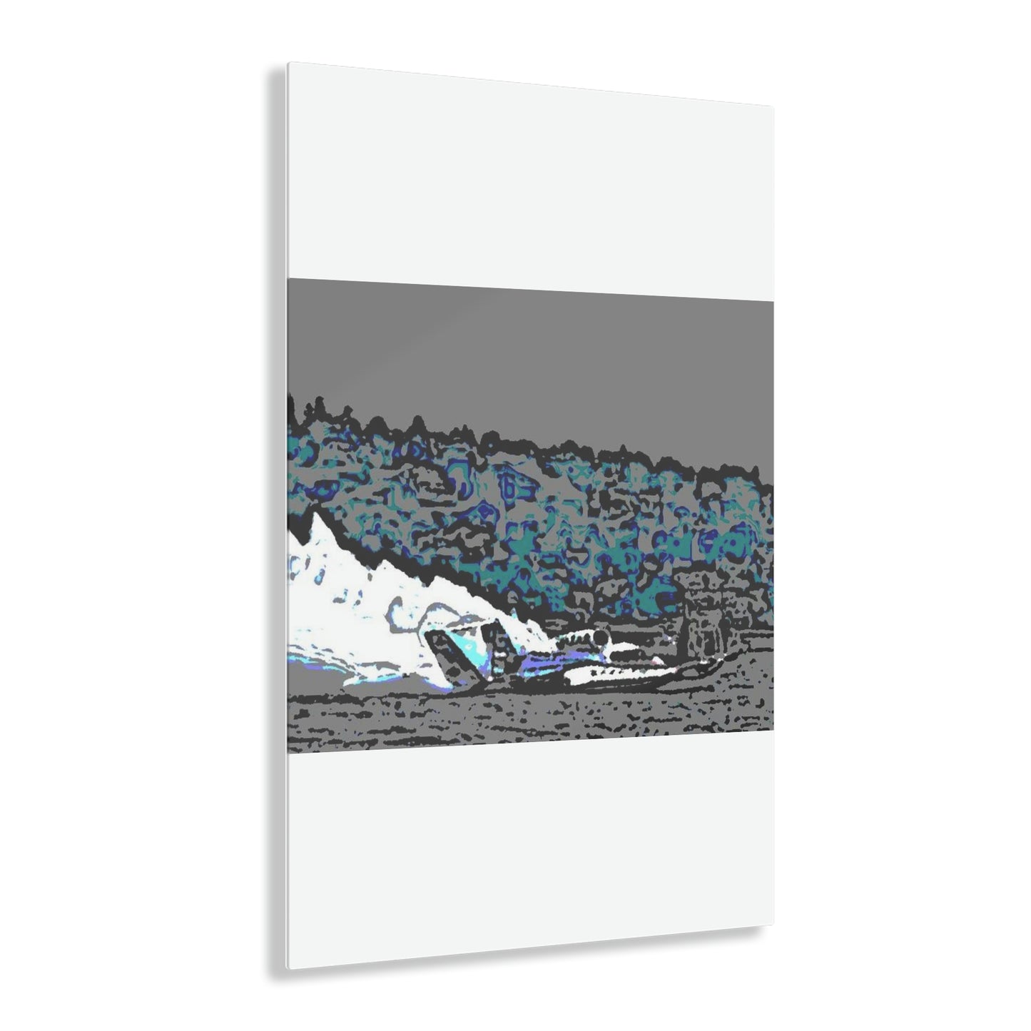 Acrylic Prints ... Seattle Columbia Cup On Lake Washington ... "Dave Wilcox Heads For The Win" ... Associate Gift-Photo ... Original Works ...