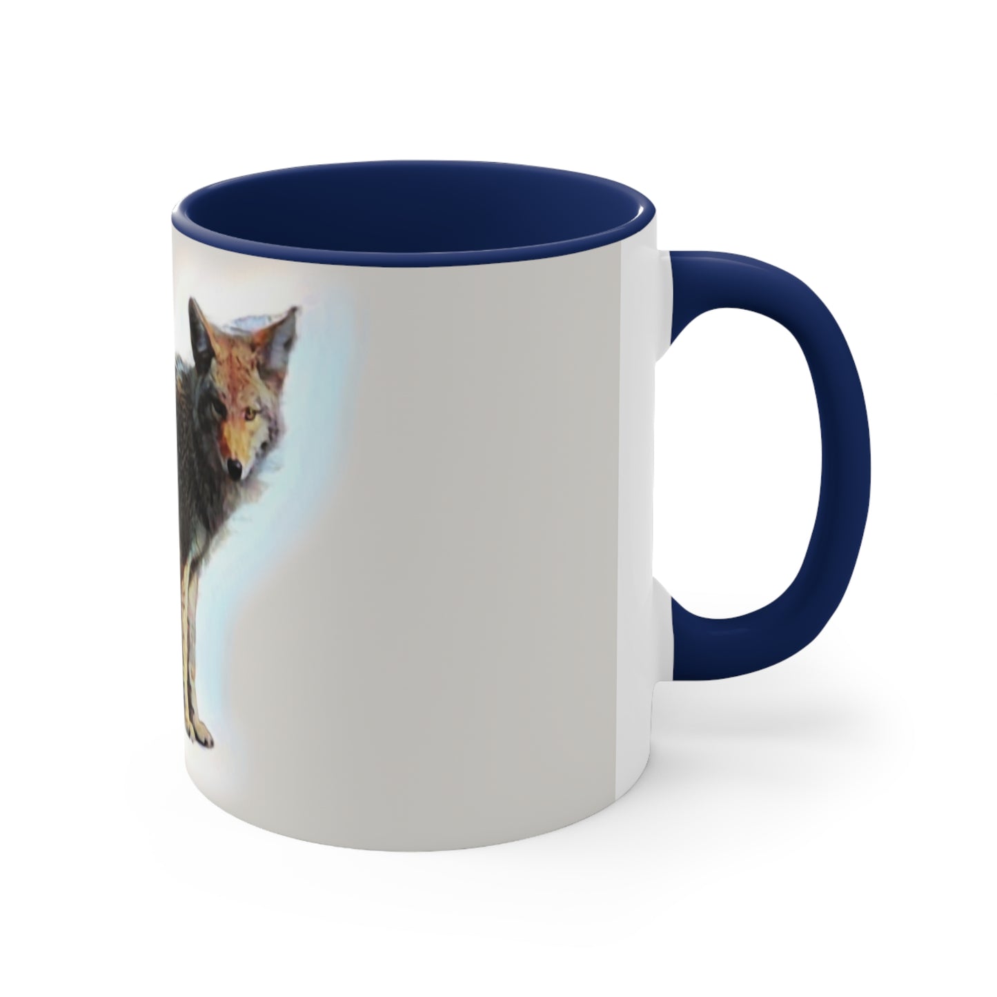 Accent Coffee Mug, 11oz ... Coyote ... "Yosemite Valley: Circa May23 ... KPH Base Photo" ... Original Works ...