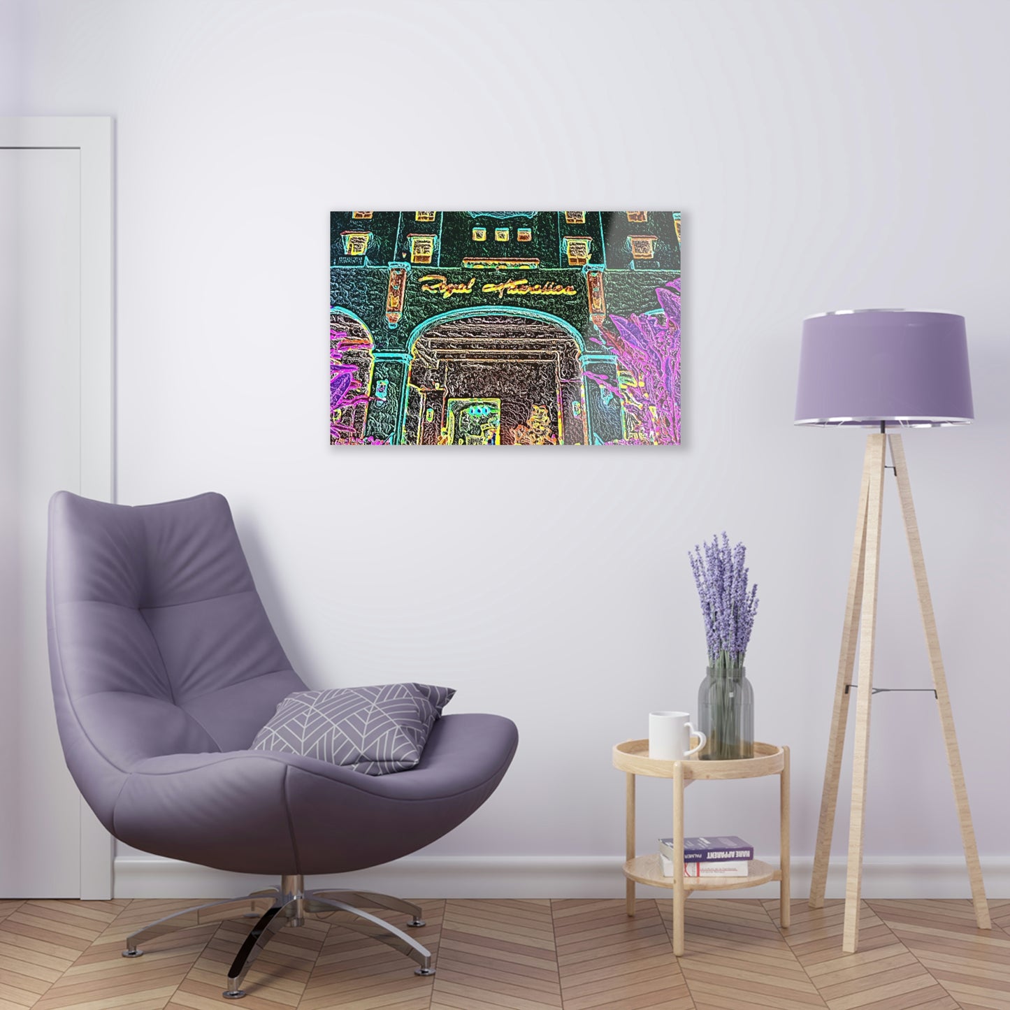Acrylic Prints ...  "La Grande Entree" At: 'The Pink Palace' ... The Royal Hawai'ian ... Honolulu, HI ... '27Oct2014' ... Original Works ...