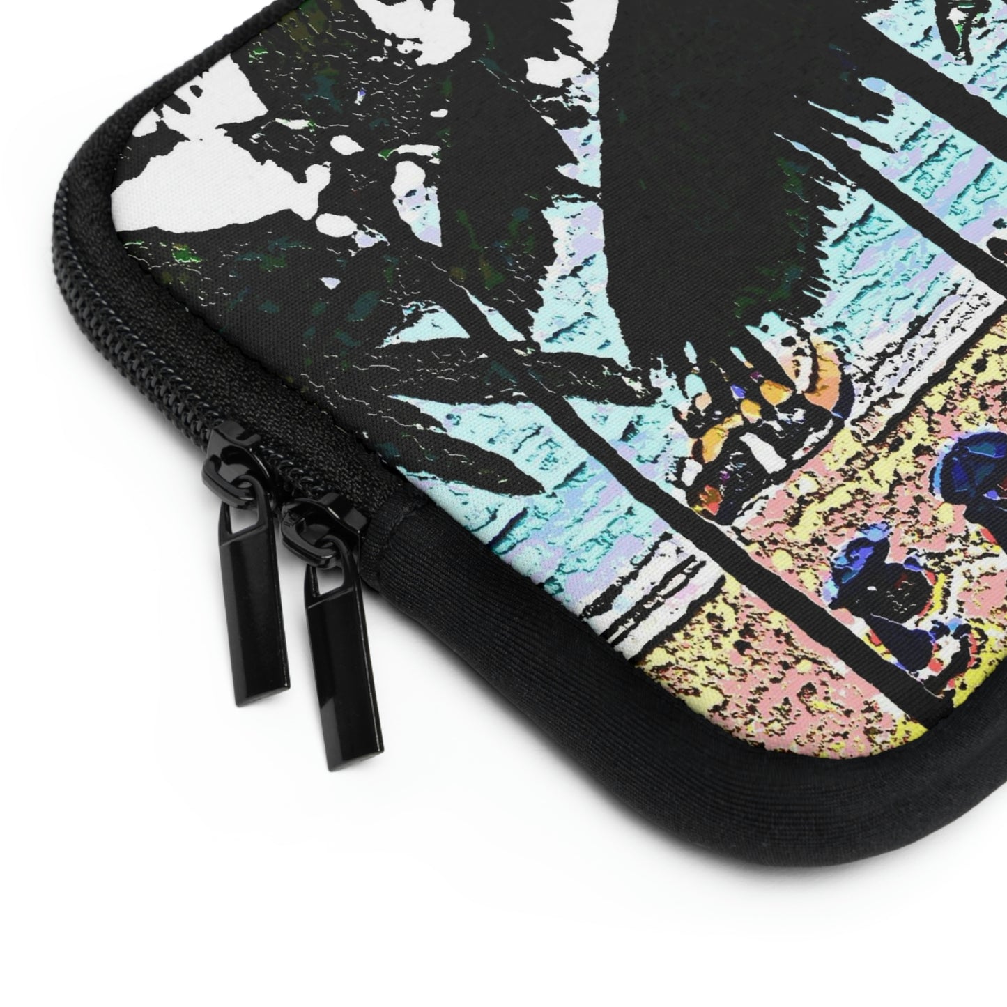 Laptop Sleeve ... "A Beautiful Beach Amongst The Palms" ... The Outrigger Waikiki, Honolulu, Oahu ... Original Works ...